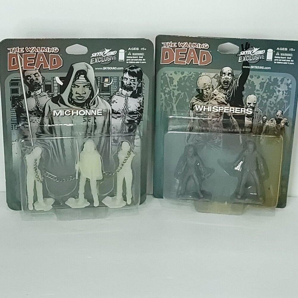 Skybound Exclusive Walking Dead Grey Whispers Glow Michonne 5 Total Mini Figure